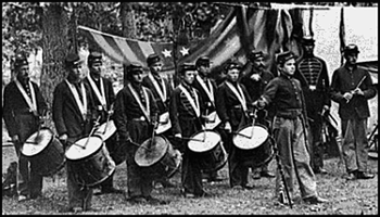 Photograph of 93rd NY 
Infantry Drum Corps